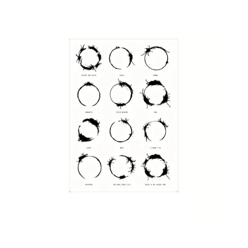 Ink Painting Print Unframed Poster (50.04x70.1cm) - 1 Piece - ملصق
